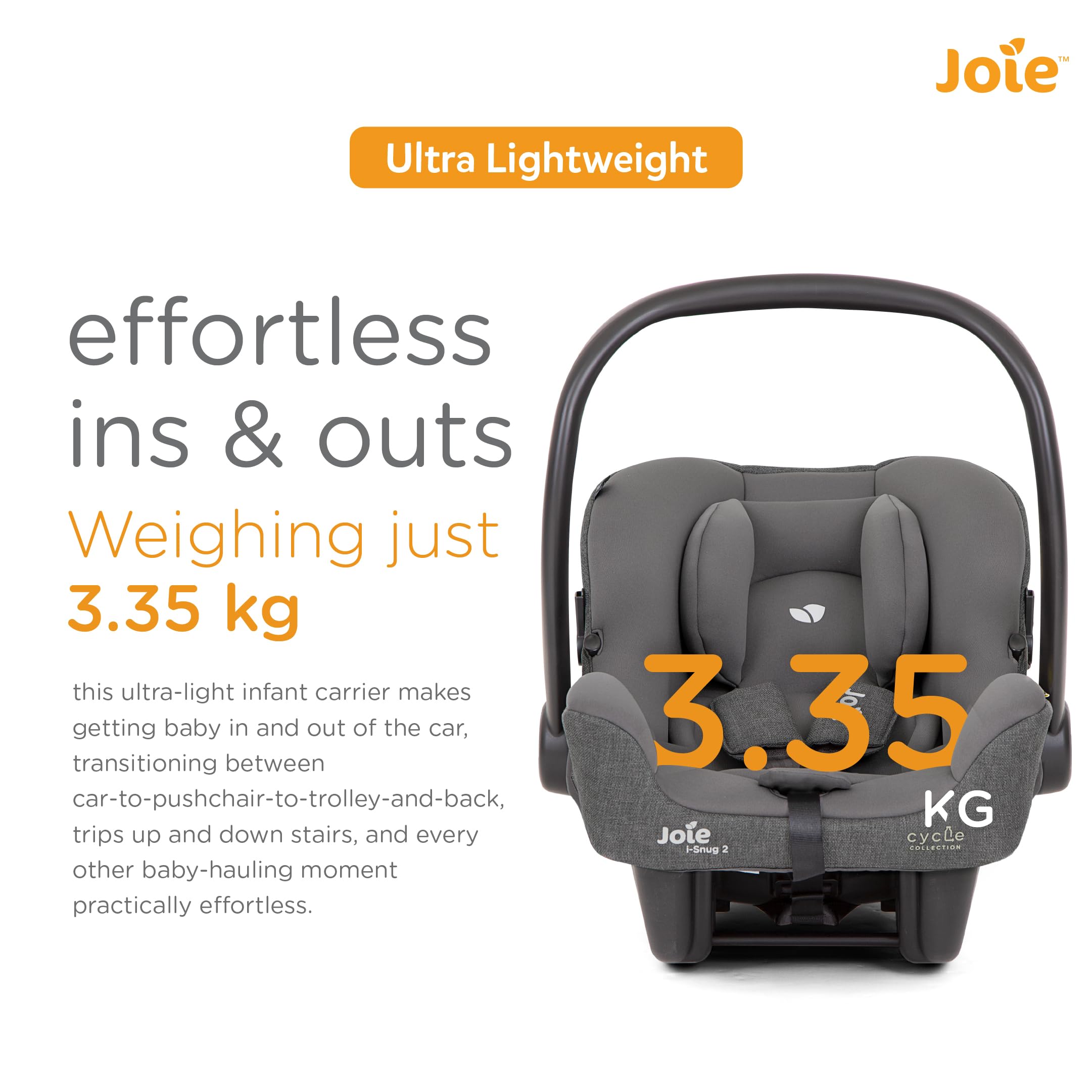 Buy Joie i-Snug 2 i-Size Lightweight car seat/Infant Carrier